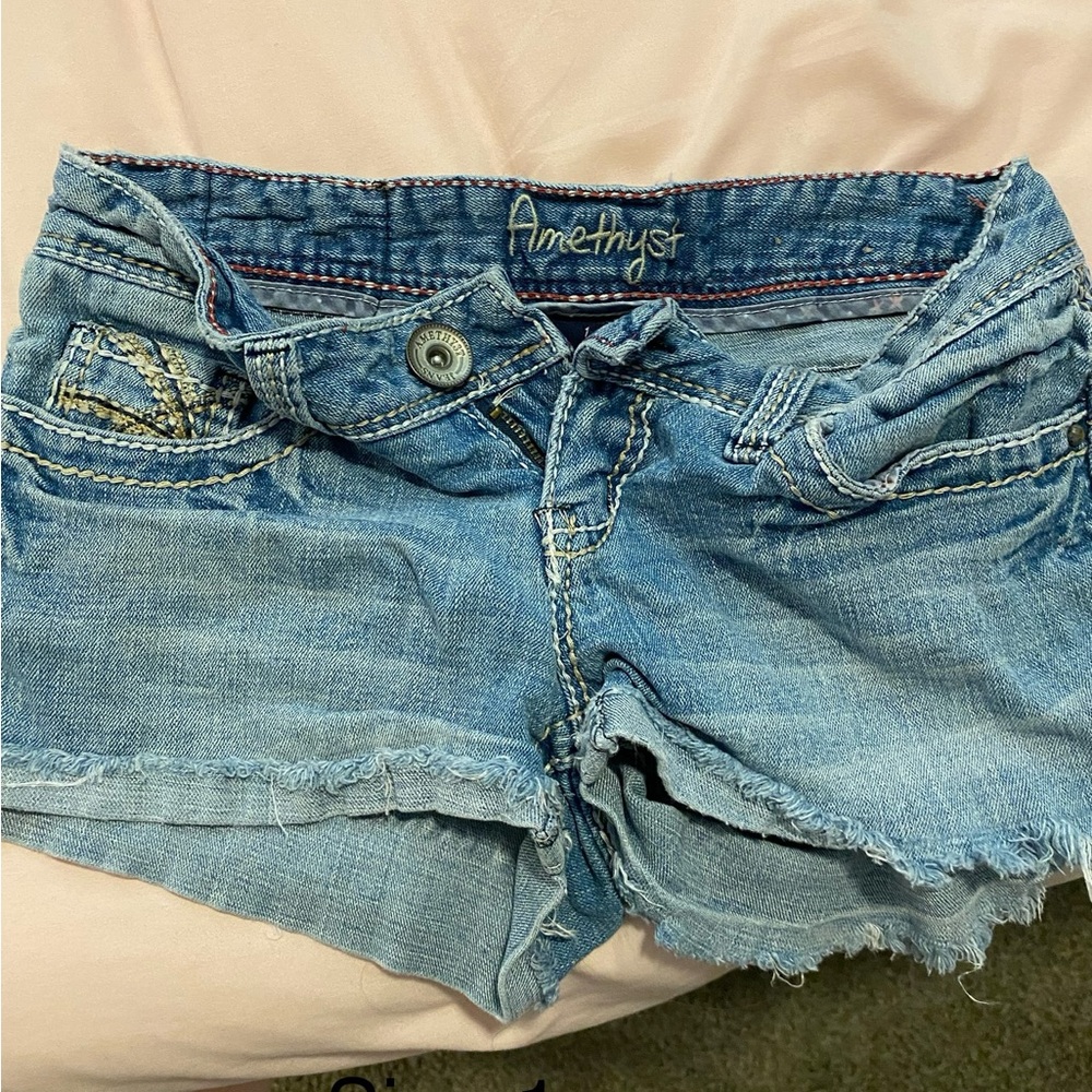 Amethyst Jeans Women's Blue Denim Shorts